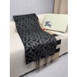 Dettagli perfetti Sciarpa reversibile TB cashmere/lana con motivo a quadri Burberry 30 x 180 Nero/marrone