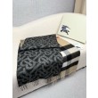 Dettagli perfetti Sciarpa reversibile TB cashmere/lana con motivo a quadri Burberry 30 x 180 Nero/marrone