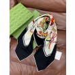 Qualità superiore replica falso Scialle reversibile Gucci in seta e cashmere con motivo GG 135 Rosso