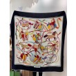 Qualità superiore replica falso Scialle reversibile Gucci in seta e cashmere con motivo GG 135 Rosso