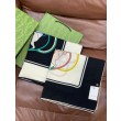 Qualità superiore replica falso Scialle reversibile Gucci in seta e cashmere con motivo GG 135 Rosso