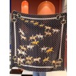 Pari all'originale replica falso Scialle reversibile seta e lana Gucci con motivo a sella da equitazione 140 