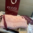 falso Sciarpa Gucci GG in misto lana alpaca 37 x 200 rosa
