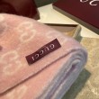 falso Sciarpa Gucci GG in misto lana alpaca 37 x 200 rosa