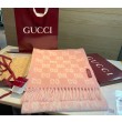 falso Sciarpa Gucci GG in misto lana alpaca 37 x 200 rosa