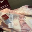 falso Sciarpa Gucci GG in misto lana alpaca 37 x 200 rosa