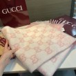 falso Sciarpa Gucci GG in misto lana alpaca 37 x 200 rosa