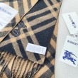 Qualità superiore replica falso Sciarpa in cashmere con motivo check Burberry e orlo con nappe Nero/marrone 30 x 168
