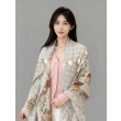 Qualità superiore replica Fazzoletto Sciarpa Gucci seta e cashmere con stampa animalier/floreale 140 01