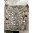 Qualità superiore replica Fazzoletto Sciarpa Gucci seta e cashmere con stampa animalier/floreale 140 01