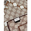 Qualità superiore replica Fazzoletto Sciarpa Gucci seta e cashmere con stampa animalier/floreale 140 02