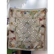 Fazzoletto Sciarpa Gucci seta e cashmere con stampa animalier/floreale 140 03