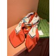 Alta gamma replica Scialle reversibile Gucci velluto con stampa cavalli 140 Rosso