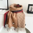 Qualità superiore replica Scialle/sciarpa classica cashmere Gucci 36 x 180 albicocca