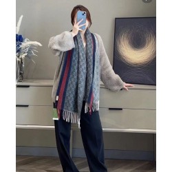 Scialle/sciarpa classica cashmere Gucci 36 x 180  Grigio