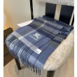 Sciarpa Burberry Check Classical cashmere 30 x 180 Blu