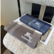 Sciarpa Burberry Check Classical cashmere 30 x 180 Blu