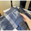 Sciarpa Burberry Check Classical cashmere 30 x 180 Blu