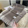 Pari all'originale replica Sciarpa Burberry Check Classical cashmere 30 x 180 Grigio