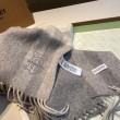 Alta gamma replica Sciarpa Burberry Check Classical cashmere 30 x 200 Grigio