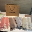 Alta gamma replica Sciarpa Burberry Check Classical cashmere 30 x 200 Grigio