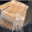 Qualità superiore replica Sciarpa Burberry Check Classical cashmere Beige 30 x 168