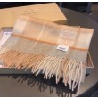 Qualità superiore replica Sciarpa Burberry Check Classical cashmere Beige 30 x 168