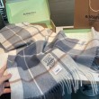 Alta gamma replica Sciarpa Burberry Check Classical cashmere grigio/blu 30 x 168