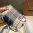 Alta gamma replica Sciarpa Burberry Check Classical cashmere grigio/blu 30 x 168