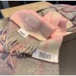 Sciarpa Burberry Check Classical cashmere rosa 30 x 168