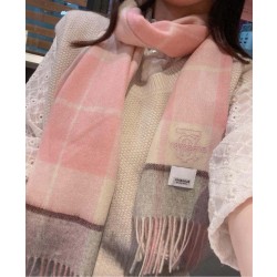 Sciarpa Burberry Check Classical cashmere rosa 30 x 168