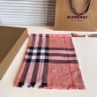 Sciarpa Burberry Check Classical cashmere Rosa 70 x 200