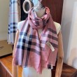 Sciarpa Burberry Check Classical cashmere Rosa 70 x 200