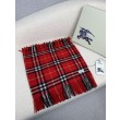 Sciarpa classica cashmere a quadri Burberry rossa 30 x 155