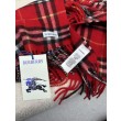 Sciarpa classica cashmere a quadri Burberry rossa 30 x 155