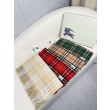 Sciarpa classica cashmere a quadri Burberry rossa 30 x 155