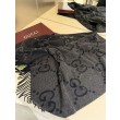 Sciarpa Gucci GG Cashmere Jacquard Grigio 35 x 190