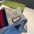 Pari all'originale replica Sciarpa Gucci reversibile lana jacquard con motivo GG  30 x 180 01