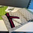 Pari all'originale replica Sciarpa Gucci reversibile lana jacquard con motivo GG  30 x 180 01