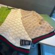 Sciarpa Gucci reversibile lana jacquard con motivo GG  30 x 180 02