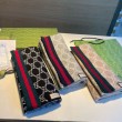 Sciarpa Gucci reversibile lana jacquard con motivo GG  30 x 180 02