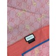 Sciarpa Gucci velluto con stampa animalier e floreale 140 01