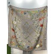 Sciarpa Gucci velluto con stampa animalier e floreale 140 02