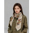 Sciarpa Gucci velluto con stampa animalier e floreale 140 03