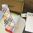 Sciarpa in seta con motivo a quadri Vintage Check Burberry 8 x 180 Beige