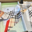 Sciarpa in seta con motivo a quadri Vintage Check Burberry 8 x 180 Beige