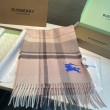 Sciarpa reversibile cashmere con motivo check EKD Burberry 30 x 200 Rosa