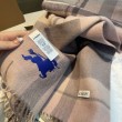 Sciarpa reversibile cashmere con motivo check EKD Burberry 30 x 200 Rosa