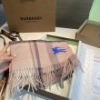 Sciarpa reversibile cashmere con motivo check EKD Burberry 30 x 200 Rosa