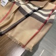 Qualità superiore replica Sciarpa/Scialle cashmere con motivo check vintage Burberry Archive Beige 90 x 200